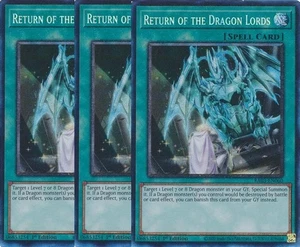 Yu-Gi-Oh! 3x Rückkehr der Drachenfürsten RA03-DE060 Ultimate Rare Playset - Bild 1 von 1