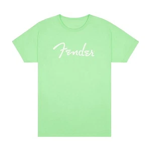 Camiseta para hombre Fender Spaghetti Logo (X-Large, verde surf) - Imagen 1 de 6