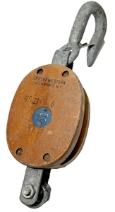 Crosby Western Block and Tackle Pulley System with Sheave & Hook Lockport NY - Picture 1 of 15