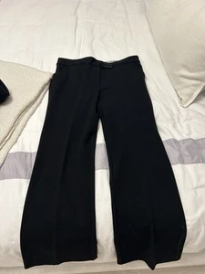 Diane Von Furstenberg Pants Womens Sz 12 Stretch Black Pants - Picture 1 of 8