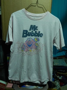Mr. T-Shirt Bubble (Erwachsene Medium) 100% Baumwolle ~ Retro Throwback Humor 🙃 - Bild 1 von 8