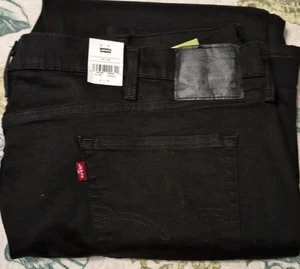 Levi's 541 Mens Jeans Athletic Taper 48 x 29 Black Flex Stretch Denim BRAND NEW - Picture 1 of 5
