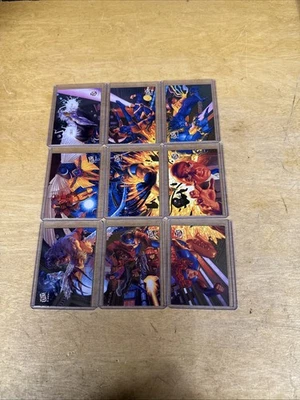 1994 Fleer Ultra Marvel X-Men Limited Edition Subset 1-9 Foil Cards Complete Set - Image 1 of 4