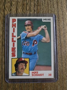 1984 O-Pee-Chee #361 Mike Schmidt Philadelphia Phillies MLB HALL FAME 2.4JL - Bild 1 von 2