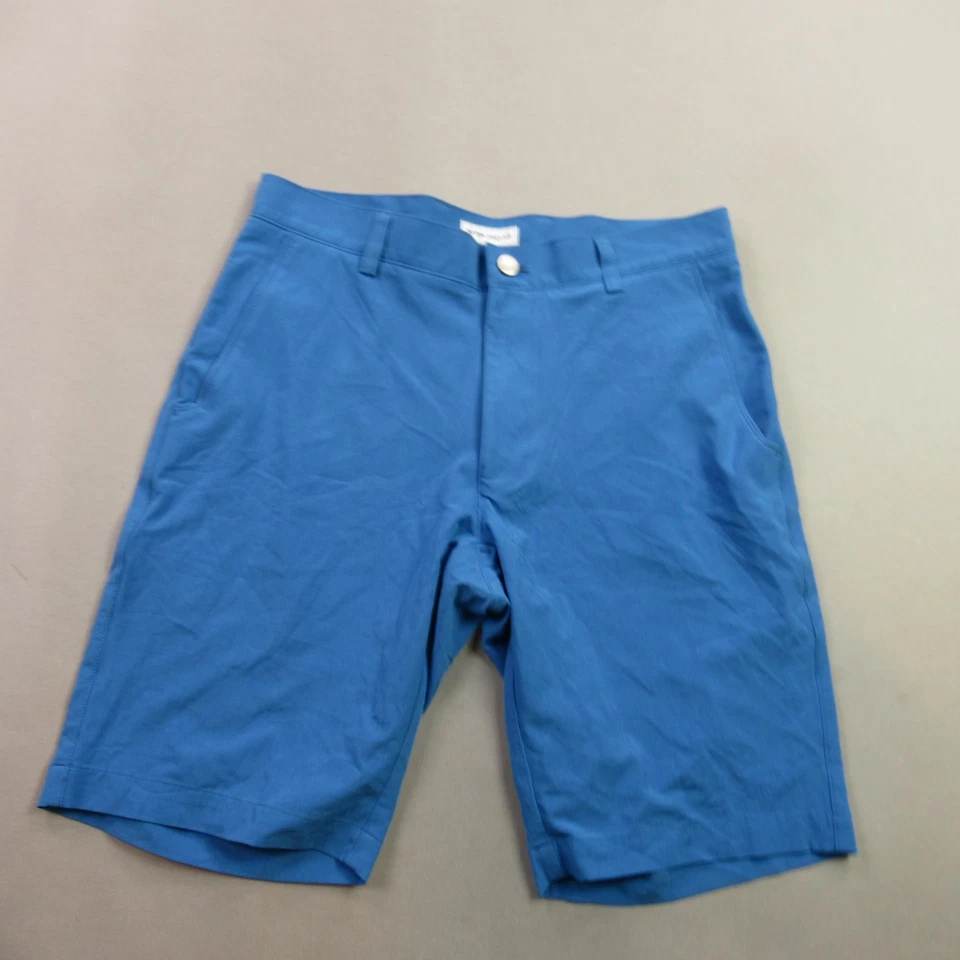 Pantalones Cortos Peter Millar Para Hombre 30 Bolsillos Chinos Golf Botón Ligero Exterior Azul Foto 1 de 4
