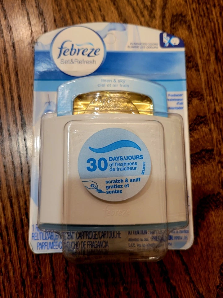 Febreze Set & Refresh Linen & Sky Air Freshener Set & Refresh!  Very RARE!!! - Image 1 of 1