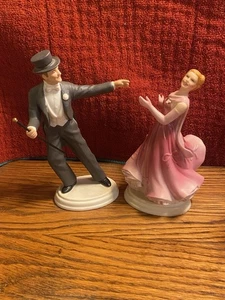 Vintage Avon Figuren Ginger Rogers und Fred Astaire Images of Hollywood 1984 - Bild 1 von 6