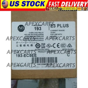 1pc NEW 193-EC5EE AB E3 Plus 18-90 A Overload Relay FAST SHIP US Free Tax - Picture 1 of 6