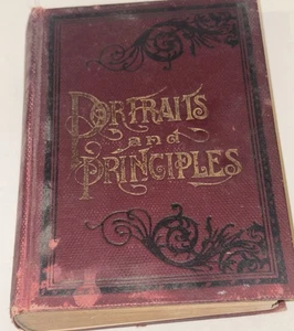 1895 Portraits and Principles of the World's Great Men and Women H/C Rare - Bild 1 von 10