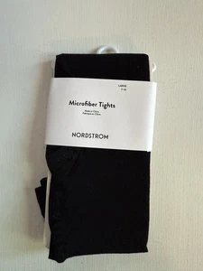 Nordstrom Mädchen Mikrofaser Strumpfhose Gr. Large 7-10 schwarz - Bild 1 von 2