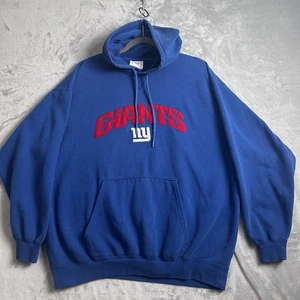 Sudadera De Colección New York Giants Para Hombres XL Azul Bordado Arco Spellout Sudadera con Capucha - Imagen 1 de 13