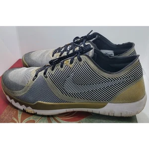 Nike Free Trainer 3.0 V4 Para hombres Talla 13 Zapatos para Correr Super Bowl 50 Negro Dorado - Imagen 1 de 10
