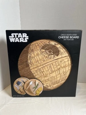 Cheese Board 10" Star Wars Circo Death Star 4 Stainless tools with Box NEW - Image 1 of 2