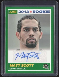 2013 Score #406 Matt Scott Rookie Signatures - Picture 1 of 2
