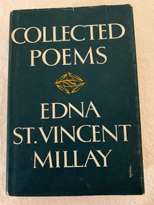Collected Poems by Edna St. Vincent Millay 1956 HCDJ Harper & Row Good - Picture 1 of 16