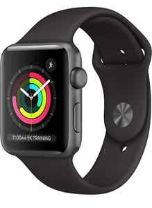 Apple Watch Series 3 42 mm gris sidéral aluminium noir MTF32LL/A scellée en usine NEUVE - Photo 1 sur 8