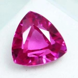 Piedras preciosas sueltas certificadas de turmalina rosa Mogok de 7,70 quilates corte billón - Imagen 1 de 4