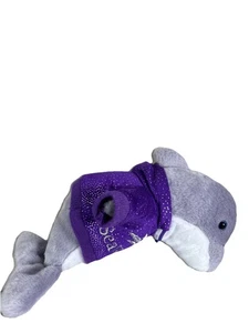 Peluche SeaWorld Delfino con Felpa con Cappuccio 11" The Petting Zoo 2013 Esclusiva Sea World - Foto 1 di 6