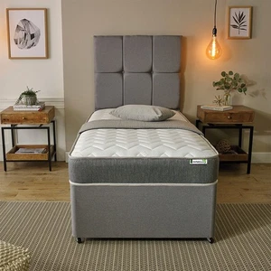Starlight Beds Zig Zag Hybrid Memory Foam and Open Coil Spring 18CM Deep Mattres - Picture 1 of 7