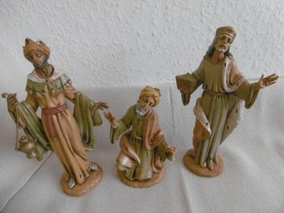Depose  Italy  Krippenfiguren  Heilige 3 Könige  302 - 303 - 304 - Bild 1 von 4