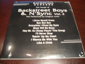 BACKSTAGE KARAOKE 6117 THE BACKSTREET BOYS & N'SYNC VOL 2 CD+G SEALED on sale - Picture 1 of 1