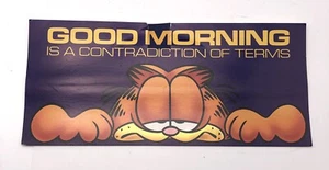 Good Morning is Contradictory terms Garfield Vintage postcard 1978 - Picture 1 of 4