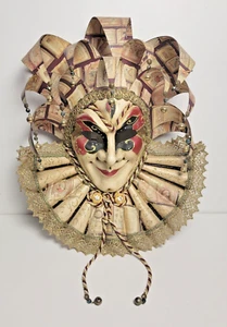 NWT $350 Original Venezia MASCHERA DEL GALEONE Italy "OPERA" Carnival Mask - Picture 1 of 8