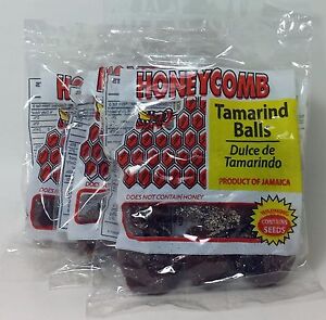 Honeycomb Tamarind Balls - Jamaican style - (3 - Pack)
