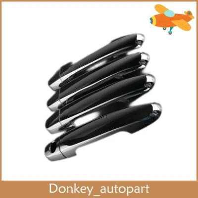 4x For 2009 2010 2011 2012 2013 Toyota RAV-4 Exterior Door Handle Covers Chrome Foto 1 de 4