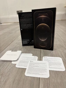 Apple iPhone 12 Pro Max Gold Box and Manuals Only - Zdjęcie 1 z 4