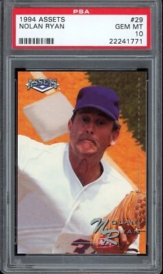 1994 Assets Baseball #29 Nolan Ryan PSA 10 - Image 1 of 2
