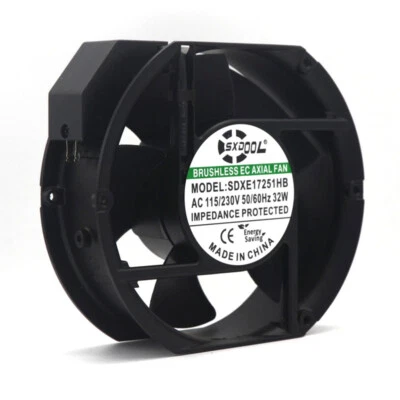 1751 115V 120V 230V AC 172mm x 150mm x 51mm High Speed 4000rpm 272CFM fan - Image 1 of 4