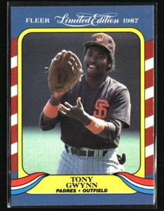 Tony Gwynn 1987 Fleer Limited Edition #19  Baseball Card