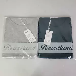 Bearsland Shirt Womens Medium NEW Lot 2 Gray Green Nursing Breastfeeding Tank - Picture 1 of 7