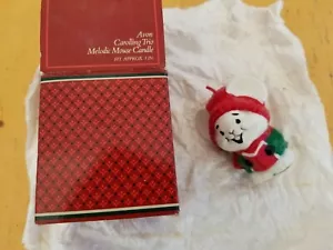2 Caroling Trio vintage 1981 Avon crooning cat melodic mouse candles - Picture 1 of 6