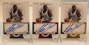2017-18 Flawless Momentous Autographs Silver Ruby Gold Antawn Jamison 3 CARD LOT - Picture 1 of 7