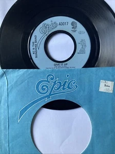 1982 KC & THE SUNSHINE BAND 7" 45 GIVE IT UP / IT'S TOO HARD TO SAY GOODBYE EPIC - Picture 1 of 1