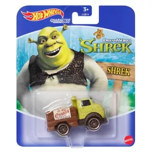 Coches de personajes de Hot Wheels - Dreamworks Shrek Shrek (BBHNY15) - Imagen 1 de 1