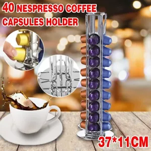40 Nespresso Coffee Capsules Pod Holder Stand Dispenser Rack Storage Capsule AU - Picture 1 of 12