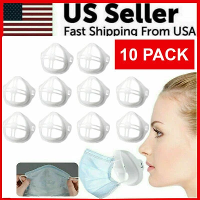 3D Face Mask Bracket Mouth Separate Inner Stand Holder Breathing Space Frame  - Image 1 of 4