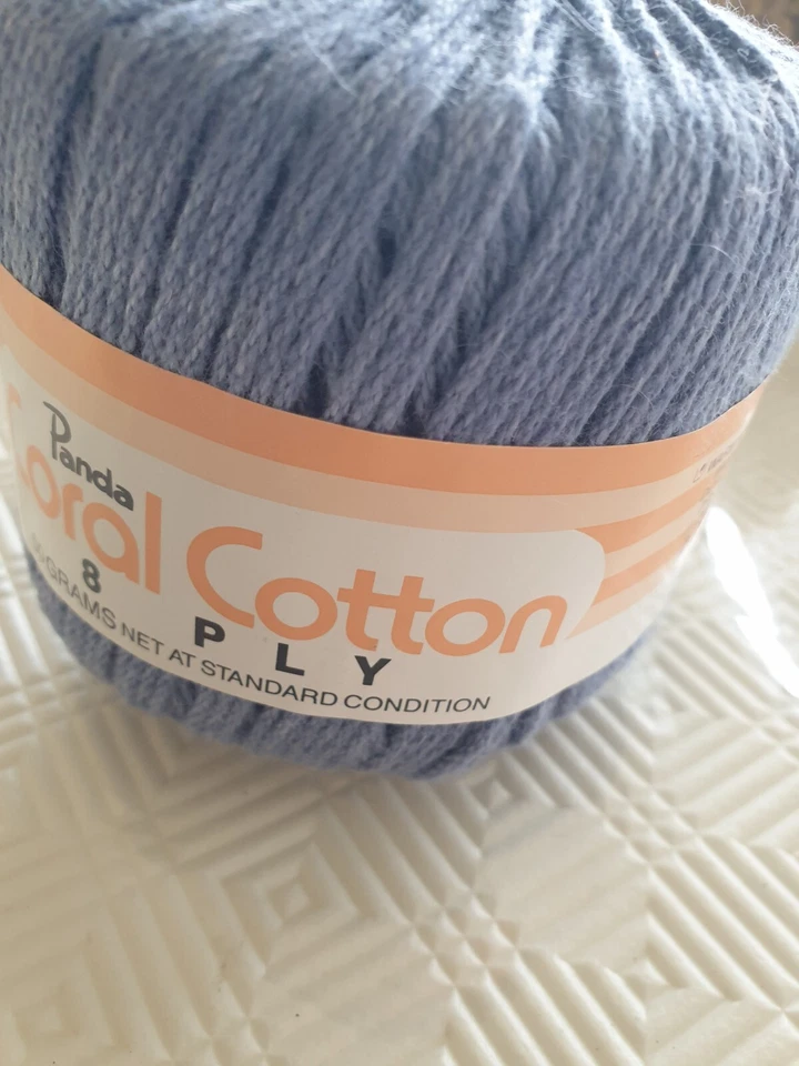 Panda Coral Cotton Knitting Wool 7 Balls - image 1 of 1