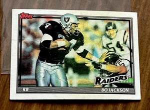 1991 Topps - # 99 Bo Jackson Oakland Raiders - Foto 1 di 2