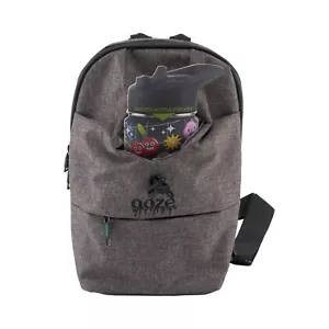 Bolso Bandolera Ooze Gris Forrado en Carbono a Prueba de Olores - Riñonera Inodora Bolso Cintura - Imagen 1 de 4