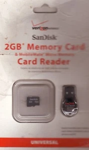 VERIZON SANDISK 2 GB MEMORY CARD, BRAND NEW - Picture 1 of 1