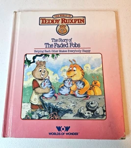 Vintage 1985 Teddy Ruxpin ~ Book Only ~ THE STORY OF THE FADED FOBS - Picture 1 of 4