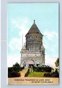 Garfield Monument Lake View Cemetry Cleveland Ohio Postcard Unposted - Picture 1 of 2