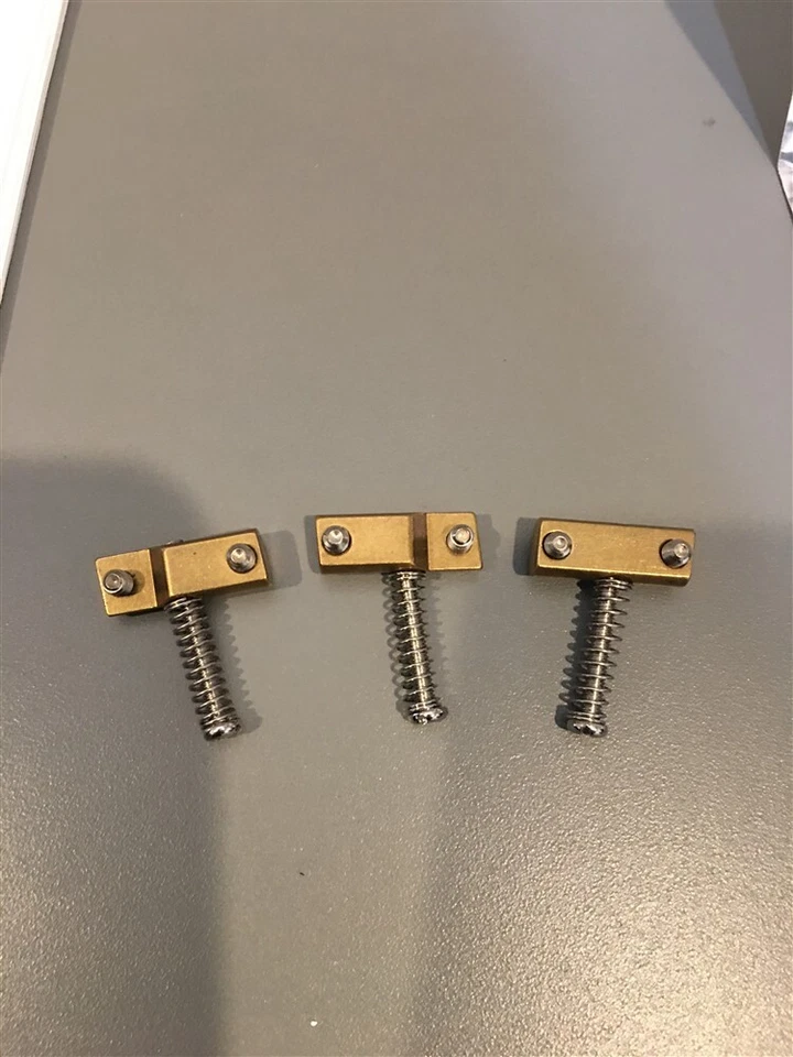 NEW - Joe Barden Compensated Bridge Saddle Set - BRASS - Image 1 of 1