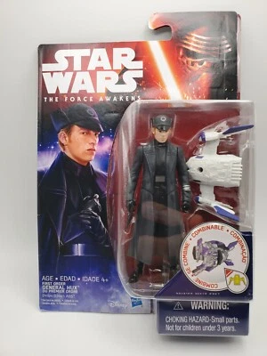 First Order General Hux Star Wars Force Awakens Space Mission 3.75 Inch Figure - Image 1 of 2
