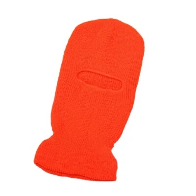 Máscara facial de 1 agujero cubierta tejida pasamontañas máscara de esquí invierno gorro sombrero gorra de ciclismo Foto 1 de 4