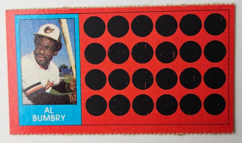 1981 Topps Baseball Scratch-Off Separated #29 Al BumbryAL BUMBRY Orioles - Image 1 of 2